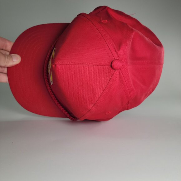 Vintage Red Dillards Making the Grade Snapback Hat - Picture 5 of 8